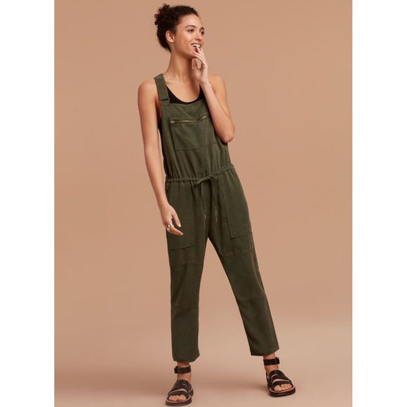 Aritzia Pants - Willfred Free Valletta Cropped Twill Overalls